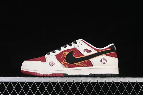 All categories Nk SB Dunk Series Nk SB Dunk Low High-end customized low-top sneakers Nike SB Dunk Low Limited to the Year of the Horse Amber Red High-end customized low-top casual sneakers QW5288-113